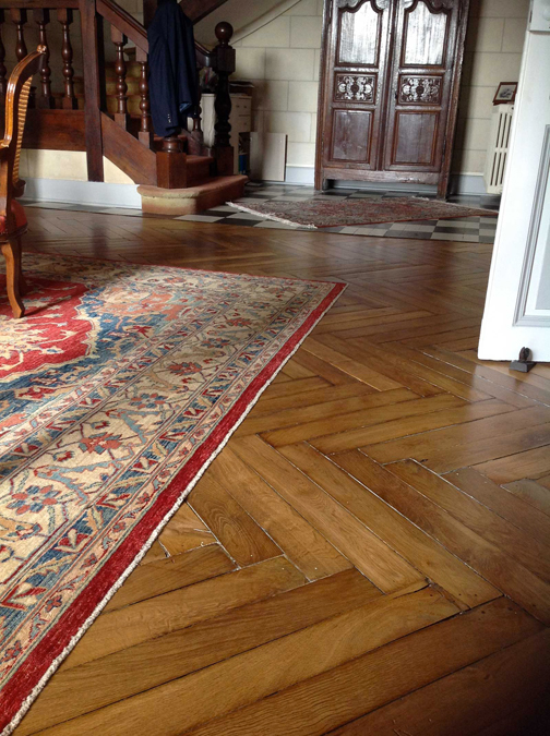 La rénovation d'un parquet par la société Goubard