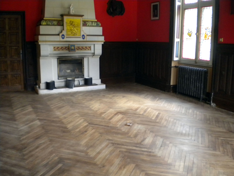 Le résultat d'une rénovation de parquet par la société Goubard